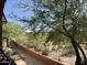 Balcony view showcasing lush trees and a path, offering a serene outdoor experience at 3935 E Rough Rider Rd # 1066, Phoenix, AZ 85050