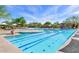 Stunning community pool featuring lap lanes, lounge areas, and lush landscaping, perfect for relaxation at 3935 E Rough Rider Rd # 1066, Phoenix, AZ 85050