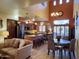View of open concept kitchen, dining and living area with natural light at 3935 E Rough Rider Rd # 1066, Phoenix, AZ 85050