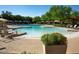 Inviting community pool with plenty of shade for relaxation and enjoyment at 3935 E Rough Rider Rd # 1066, Phoenix, AZ 85050