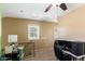 Cozy loft features neutral walls and a window for light, perfect for a flexible space at 4072 E Windsor Dr, Gilbert, AZ 85296