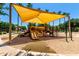 Community playground with shade and palm trees, perfect for outdoor fun at 4072 E Windsor Dr, Gilbert, AZ 85296