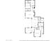 Detailed floor plan showing layout of rooms including bedrooms, living room, kitchen, and bathrooms at 4215 E Ronald St, Gilbert, AZ 85295