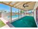 Back patio with view of back yard and pool area at 4414 S Ventura Dr, Tempe, AZ 85282