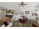 Bright and airy living room featuring stylish furnishings and seamless transition to the kitchen and other living spaces at 5332 E Thunder Hawk Rd, Cave Creek, AZ 85331