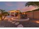 Entertainer's backyard featuring a built-in bar, a pergola and a swimming pool at 6648 S Lyon Dr, Gilbert, AZ 85298