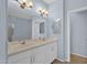 Bright bathroom with a double sink vanity, modern fixtures, and ample storage space, perfect for a Gathering at 6745 N 93Rd Ave # 1158, Glendale, AZ 85305
