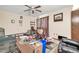 Bedroom in need of updating with odds and ends scattered about the room at 13207 N 98Th Ave # L, Sun City, AZ 85351