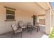 Inviting patio with comfortable seating, perfect for relaxing outdoors at 17649 W Buchanan St, Goodyear, AZ 85338