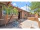 Inviting front entryway with desert landscaping, walkway and palm trees at 2727 W Ocaso Cir, Mesa, AZ 85202