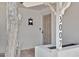 Inviting front entrance showcasing a decorative security door, modern lighting, and stylish address numbers at 3007 N 84Th Pl, Scottsdale, AZ 85251
