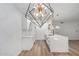 Bright kitchen offers modern cabinetry, a large island, and contemporary light fixtures at 5230 E Brown Rd # 114, Mesa, AZ 85205