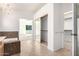 Bathroom with large soaking tub and lots of natural light and tiled floors at 6510 S Hazelton Ln # 101, Tempe, AZ 85283