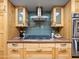 Modern kitchen featuring wooden cabinets, stainless steel appliances, and a stylish tile backsplash at 1 W Canterbury Ln, Phoenix, AZ 85023
