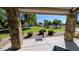 Outdoor community grill area with stone columns and well-maintained landscaping at 10136 E Isleta Ave, Mesa, AZ 85209