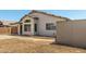 Backyard showcasing a storage shed and covered patio with ample outdoor space at 14936 W Maui Ln, Surprise, AZ 85379