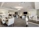 Spacious common room with multiple seating areas and a kitchenette at 15215 N Kierland Blvd # 101, Scottsdale, AZ 85254