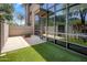 Private patio with artificial turf and comfortable seating with access from building at 15215 N Kierland Blvd # 101, Scottsdale, AZ 85254