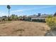 Expansive backyard highlighting a palm tree, lush shrubbery, and the home's rear exterior at 18035 N 29Th Dr, Phoenix, AZ 85053