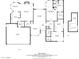 Floor plan view showcasing layout of home, including kitchen, bedrooms, garage, living spaces, and dimensions at 1956 E Calle De Caballos --, Tempe, AZ 85284