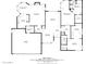 Detailed floor plan showcasing the layout of the home, including the kitchen, bedrooms, garage, and living spaces at 1956 E Calle De Caballos --, Tempe, AZ 85284