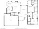 Detailed floor plan showcasing the layout of the home, including the kitchen, bedrooms, garage, and living spaces at 1956 E Calle De Caballos --, Tempe, AZ 85284