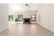 Bright living room with tile floors, a brick fireplace and natural light at 1956 E Calle De Caballos --, Tempe, AZ 85284