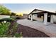 Enjoy this private backyard with a covered patio and minimal upkeep desert landscaping at 22951 W Loma Linda Blvd, Buckeye, AZ 85326