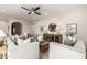Cozy living room with neutral palette, archway, and stylish furnishings at 2743 E Virginia St, Gilbert, AZ 85296