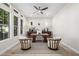 Bright home office with large windows, stylish decor, and a functional workspace at 2743 E Virginia St, Gilbert, AZ 85296