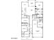 Detailed floor plan showcasing the layout of a home with multiple bedrooms, baths, and an open living area at 36922 N Camarillo Dr, San Tan Valley, AZ 85140