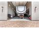 Extremely large garage setup for vehicle storage and workshop space with many amenities at 38415 N 25Th Ave, Phoenix, AZ 85086