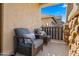 Cozy patio with comfortable seating, perfect for relaxing and enjoying the outdoors at 4341 E Evelyn St, Gilbert, AZ 85295