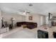 A great living space with a ceiling fan and bright lighting at 6063 W Earll Dr, Phoenix, AZ 85033