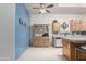 Charming kitchen features tile floors, granite counters, stainless steel appliances, and plenty of cabinet space at 6610 E University Dr # 2, Mesa, AZ 85205