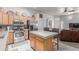 Well-equipped kitchen featuring stainless steel appliances and a functional island at 6610 E University Dr # 2, Mesa, AZ 85205