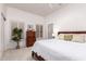 Bright bedroom with plenty of natural light, and a white ceiling fan at 8324 E Cactus Wren Rd, Scottsdale, AZ 85250