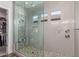 Contemporary bathroom with glass enclosed shower and built-in shower niche at 9029 S 15Th St, Phoenix, AZ 85042