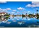 Gorgeous canal view with waterfront homes and lush greenery in Scottsdale at 9235 N 101St St, Scottsdale, AZ 85258