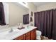 Bathroom features double sinks and plenty of counter space at 1130 E Harvest Rd, San Tan Valley, AZ 85140