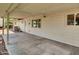 Back covered patio with concrete floors and a view of the property at 1306 W 12Th St, Tempe, AZ 85281