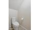 Powder room featuring a modern toilet, updated fixtures, and neutral-toned walls at 1306 W 12Th St, Tempe, AZ 85281