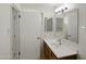 Bathroom featuring a white vanity, a mirror, and tiled flooring at 1306 W 12Th St, Tempe, AZ 85281