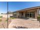 Spacious backyard featuring a paver patio and desert landscaping at 15078 W Mckinley St, Goodyear, AZ 85338