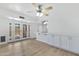 Open concept floor plan with dining area, access to backyard and updated kitchen at 1631 E Newport Dr, Tempe, AZ 85282