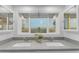 Bathroom featuring double sinks and vanity with a beautiful view of the mountains at 1917 E Karen Dr, Phoenix, AZ 85022