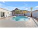 Inviting backyard pool, mountain views & palm trees at 1917 E Karen Dr, Phoenix, AZ 85022