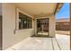 Covered back patio with direct access into the home at 2112 S 160Th Dr, Goodyear, AZ 85338
