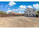 Spacious backyard featuring a blank landscape canvas and a block wall fence at 2112 S 160Th Dr, Goodyear, AZ 85338