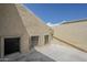 Private outdoor patio featuring stucco wall and view of the sky at 2223 E Catalina Dr, Phoenix, AZ 85016
